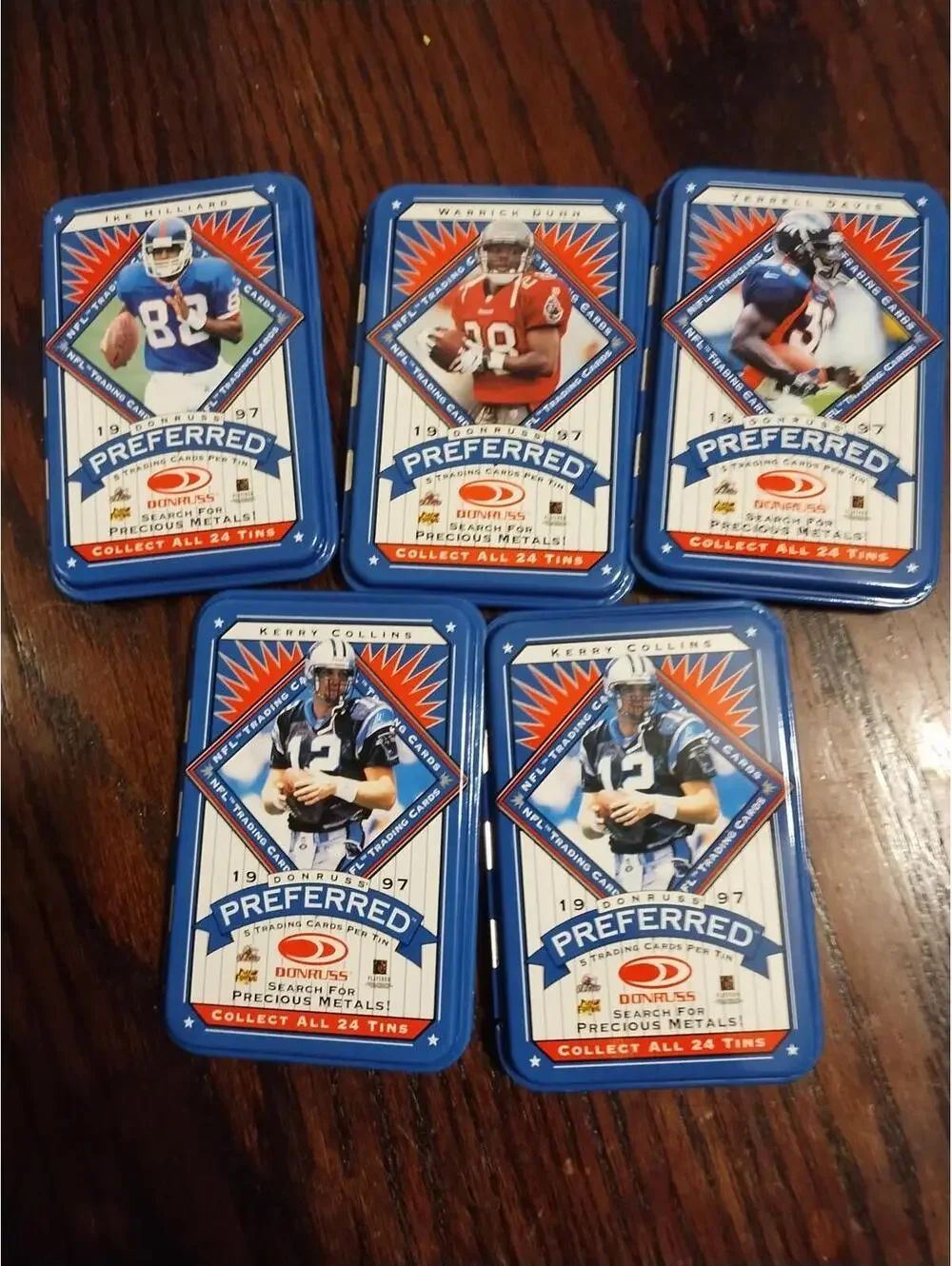 1997 Douruss collectible card tins